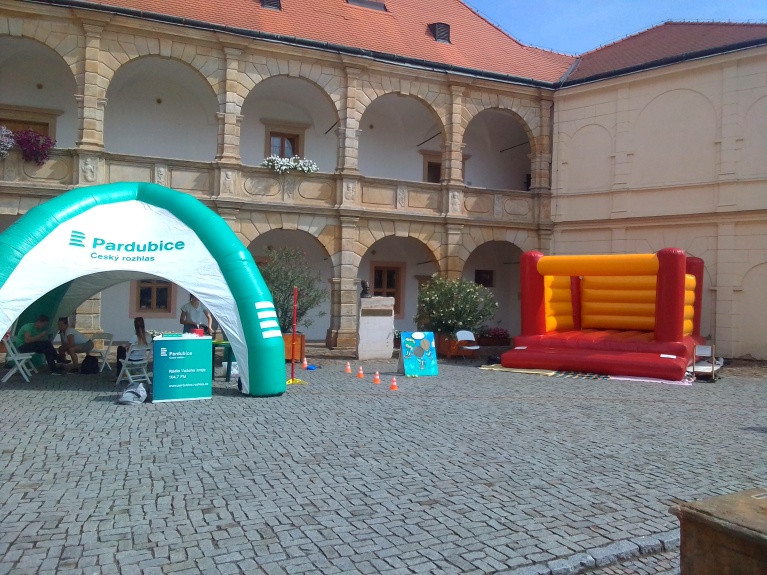 Skákací hrad Moravská Třebová, Český rozhlas Pardubice